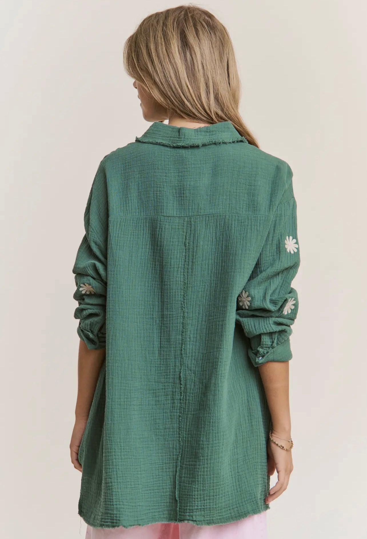 Effortless Daisy Button Up Shirt