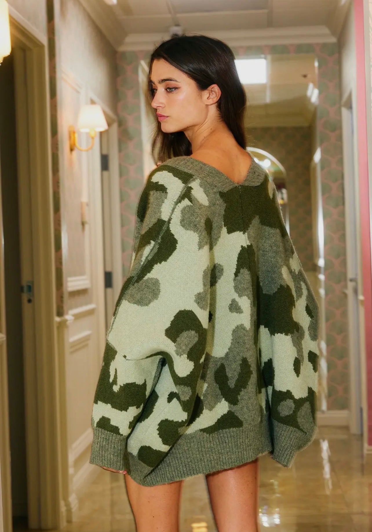 Camo This Way Sweater