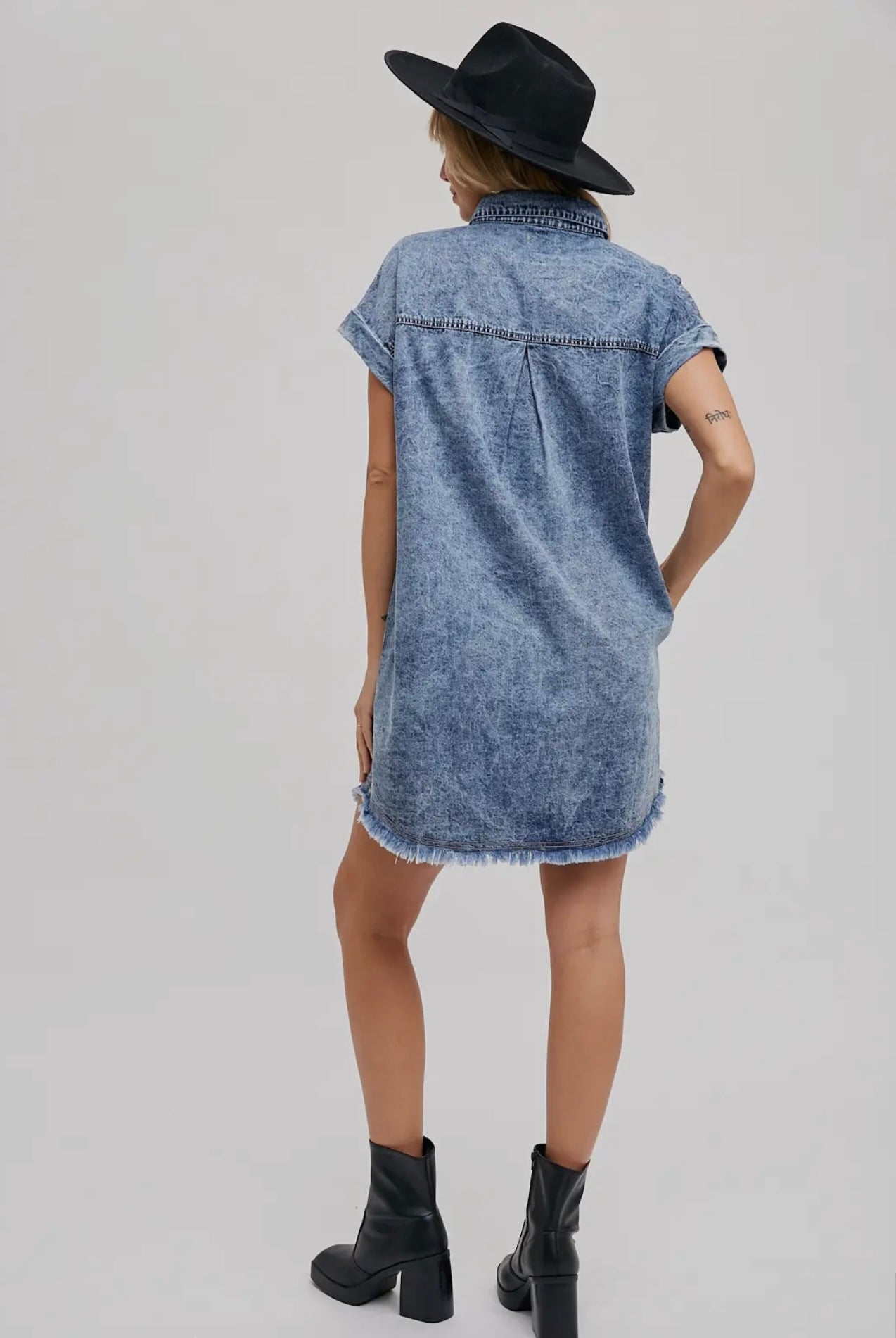 More Than My Hometown Denim Dress