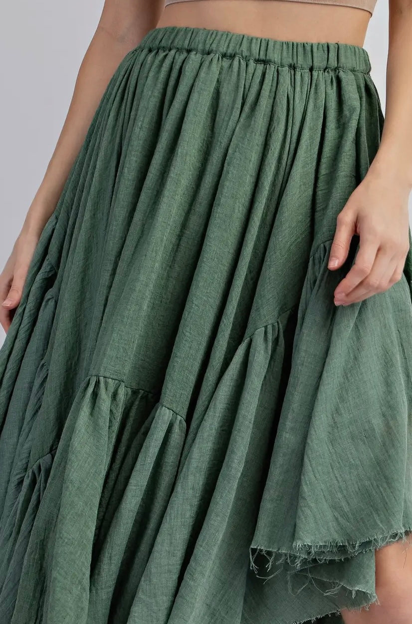 Ruffle Me Maxi Skirt