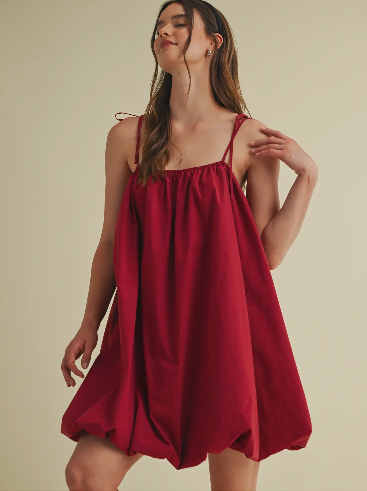 Rammer Jammer Puff Mini Dress