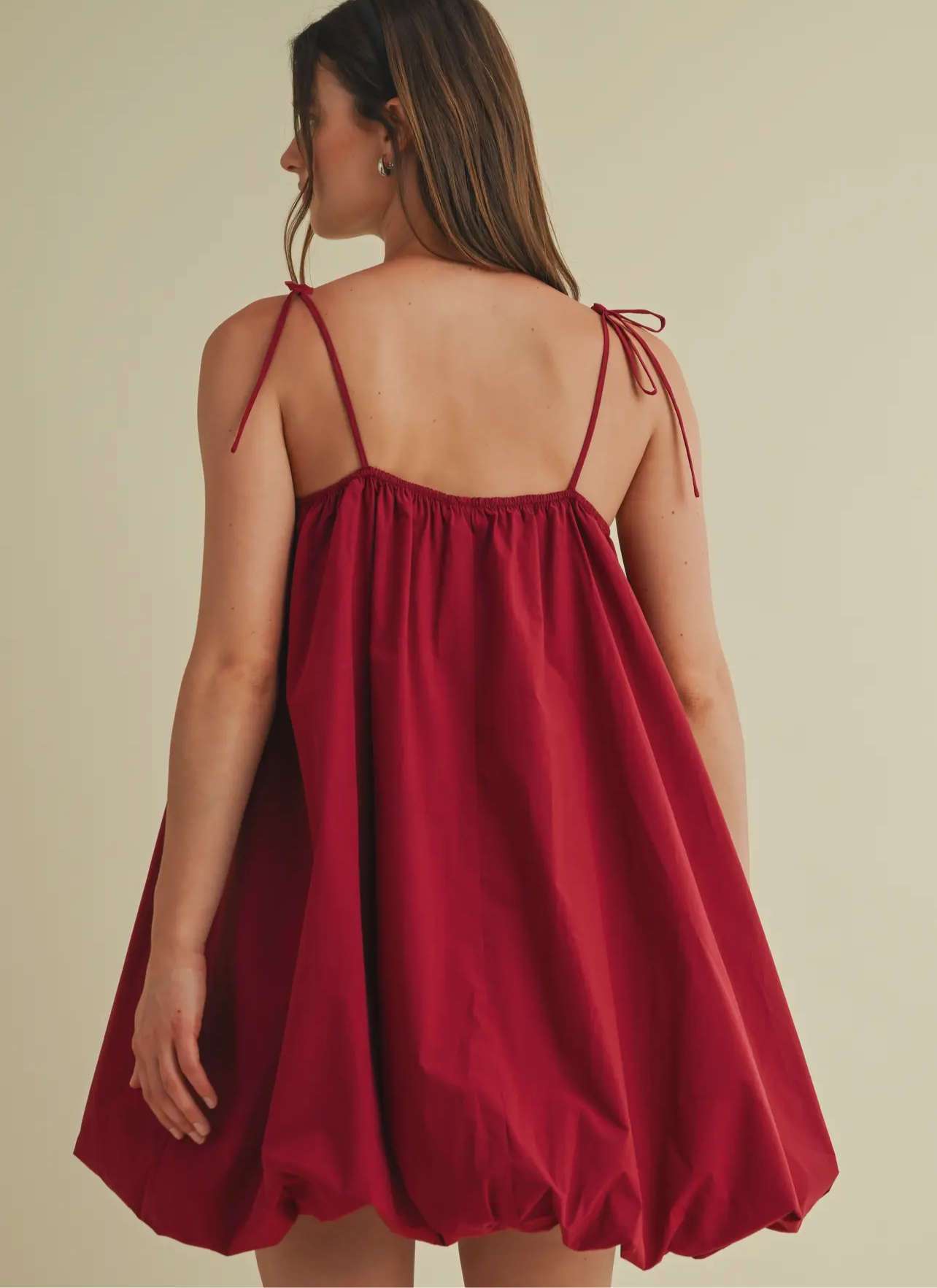 Rammer Jammer Puff Mini Dress