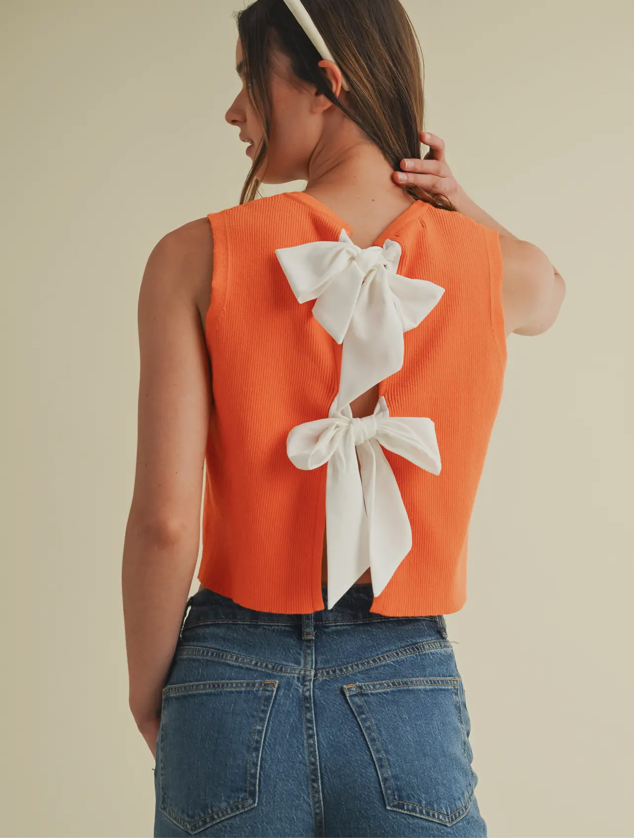 Check the Score Bow Back Tank