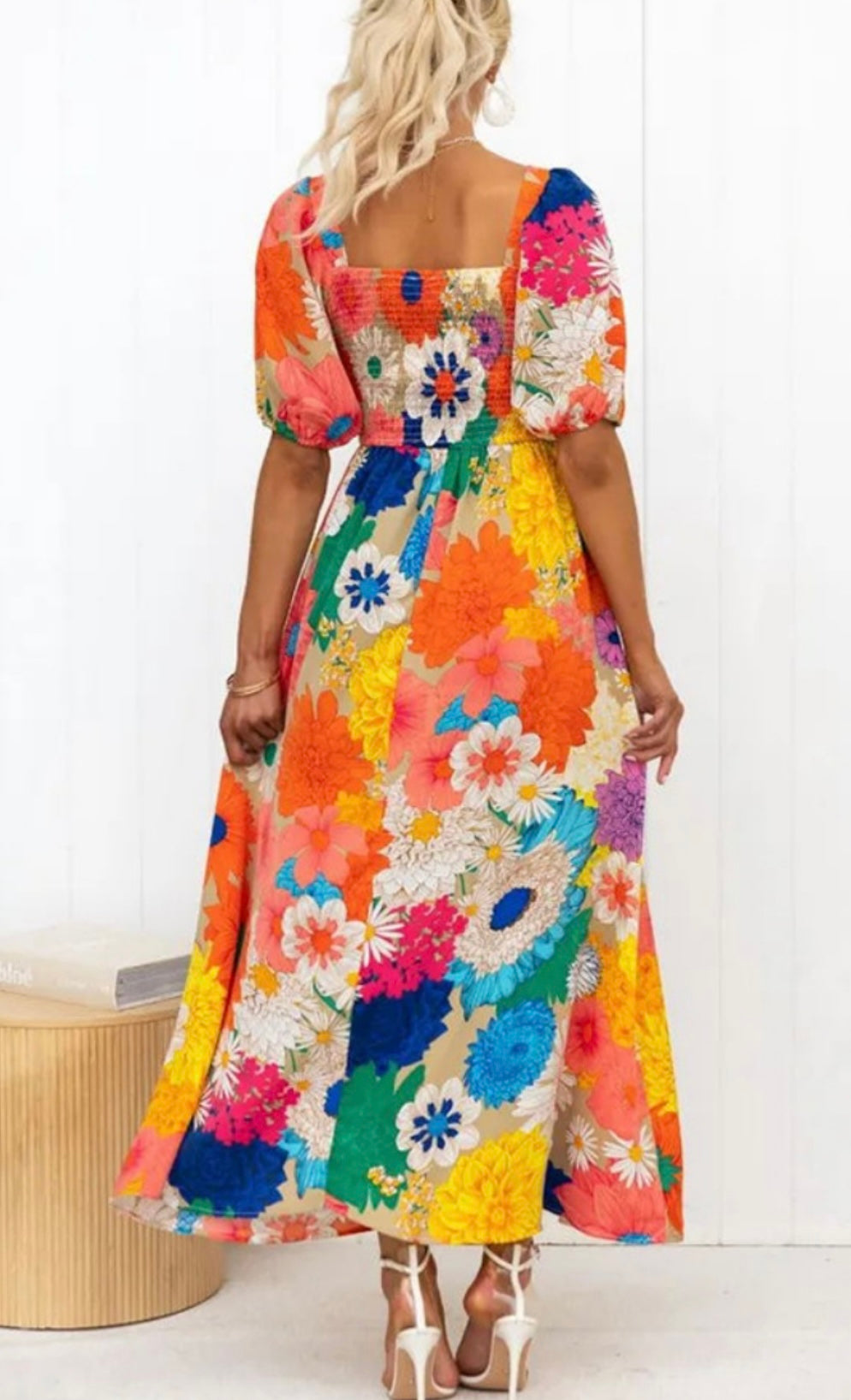 Garden Grace Floral Maxi Dress