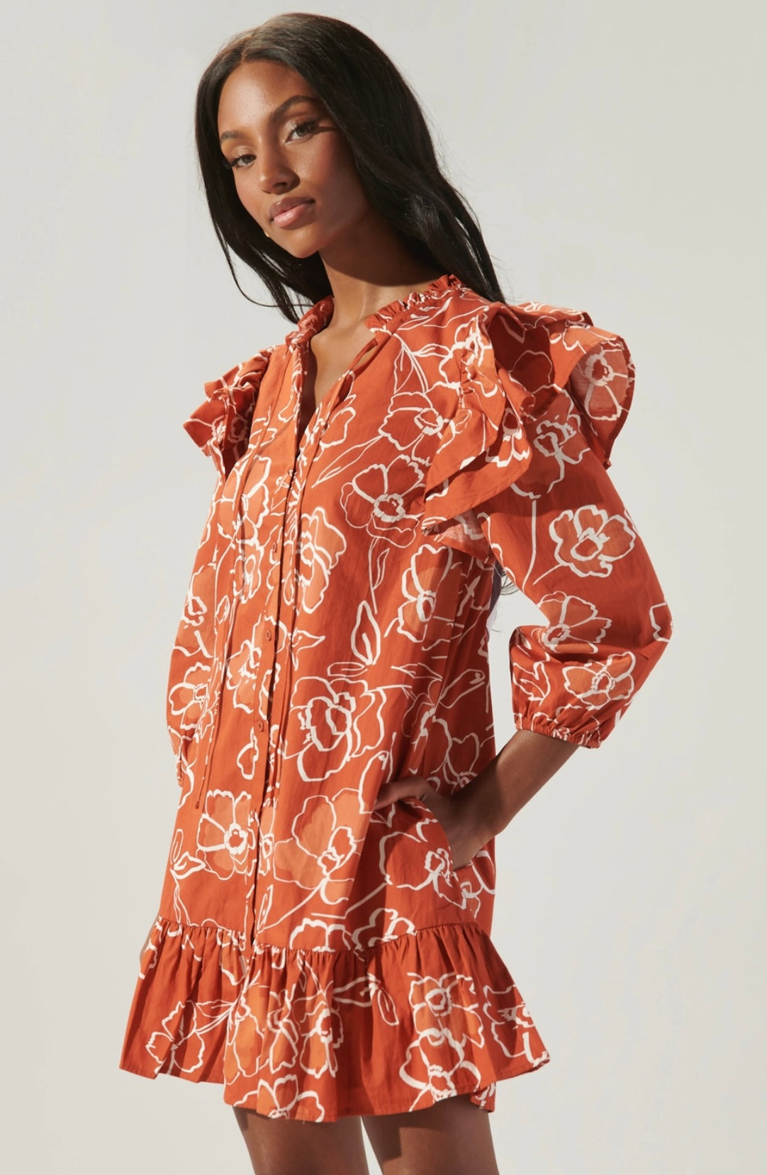 Marmalade Ruffle Mini Dress