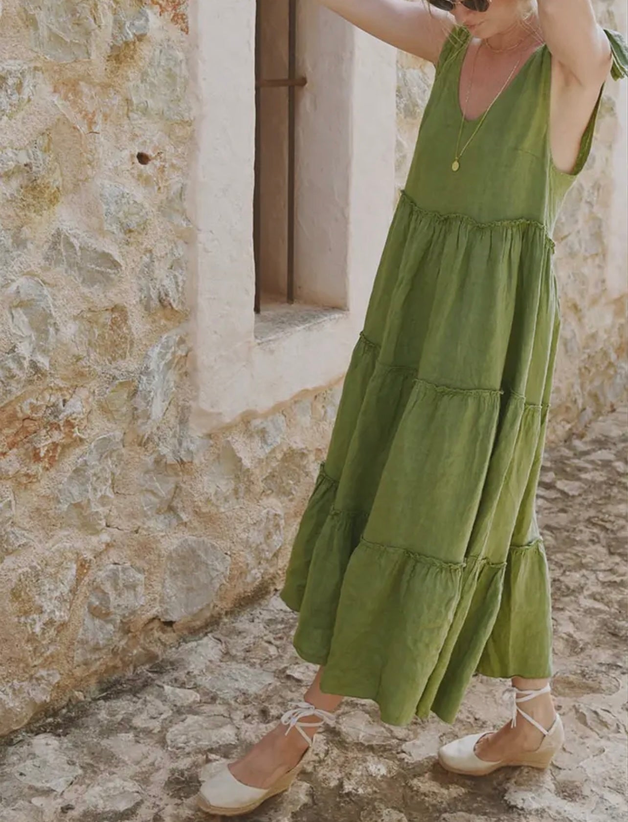 Purely Divine Linen Dress