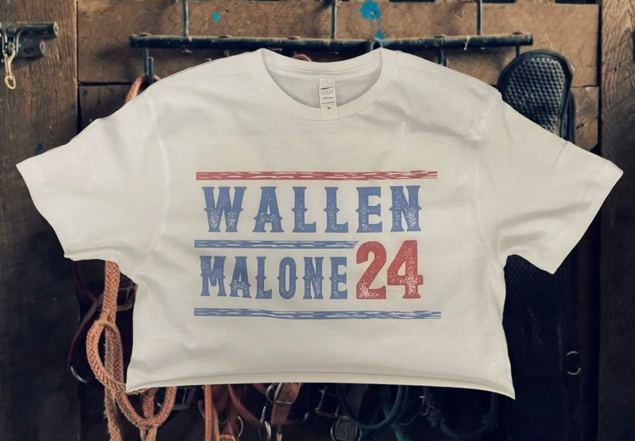 Wallen Malone Crop Tee