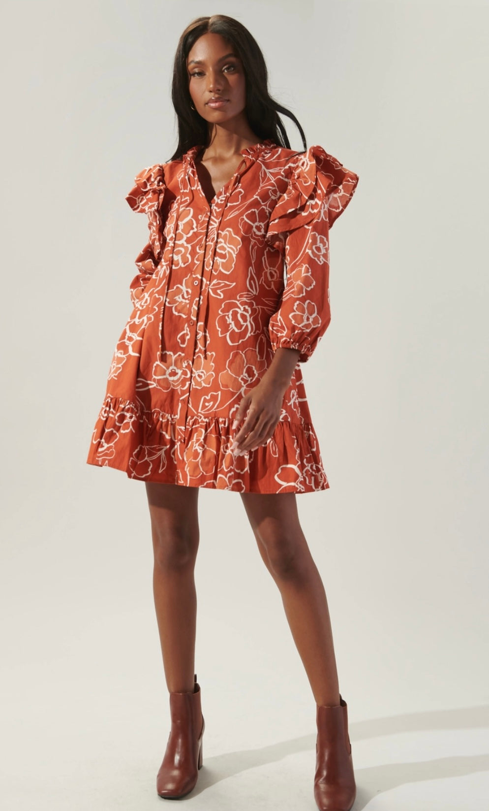 Marmalade Ruffle Mini Dress