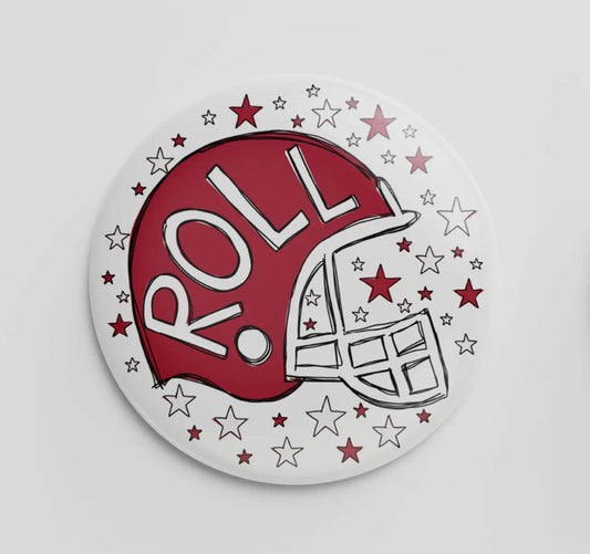 Roll Helmet Button
