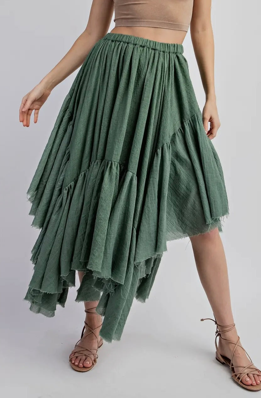 Ruffle Me Maxi Skirt