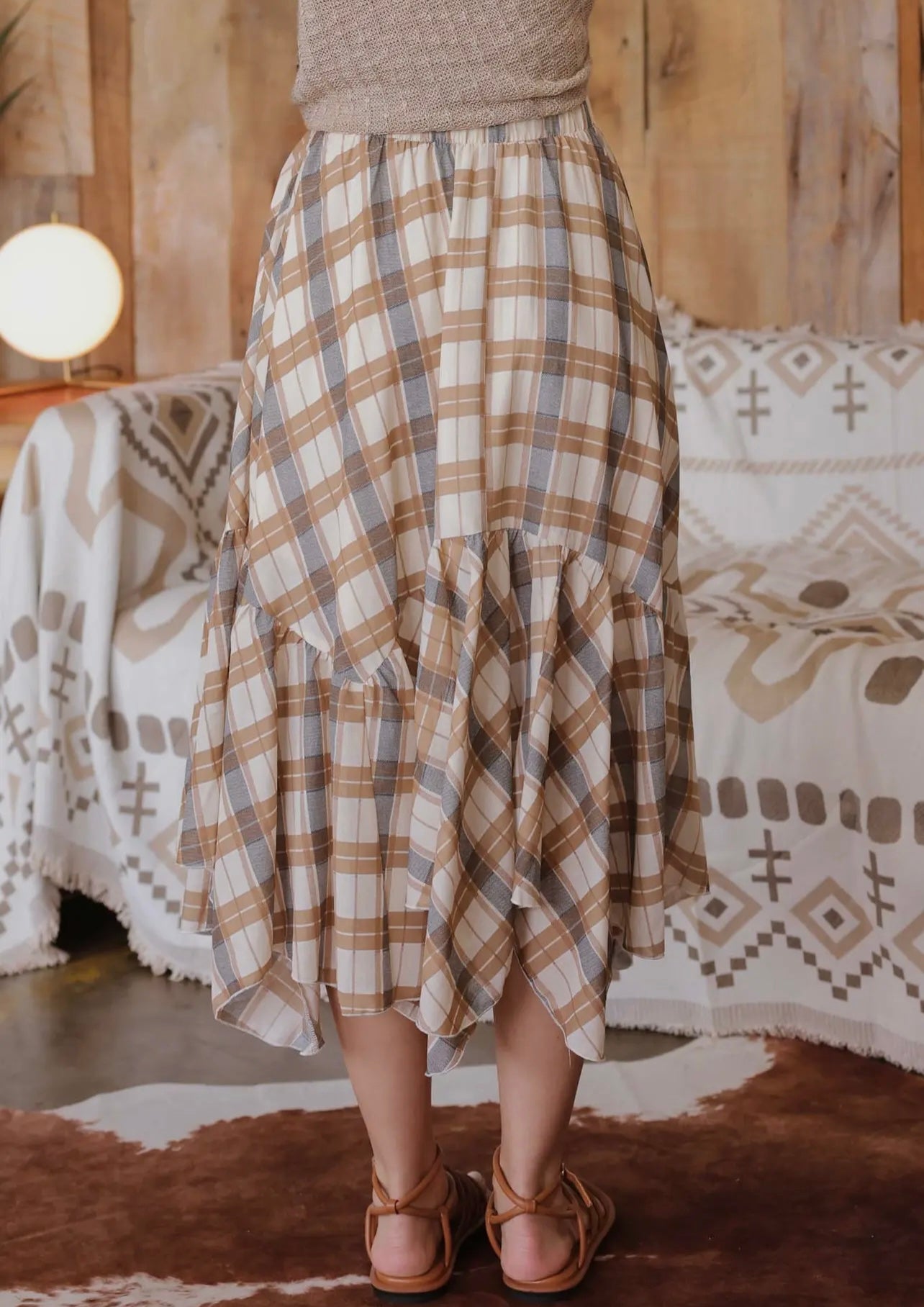 Sleigh Ride Midi Skirt