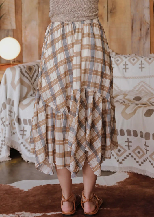 Sleigh Ride Midi Skirt