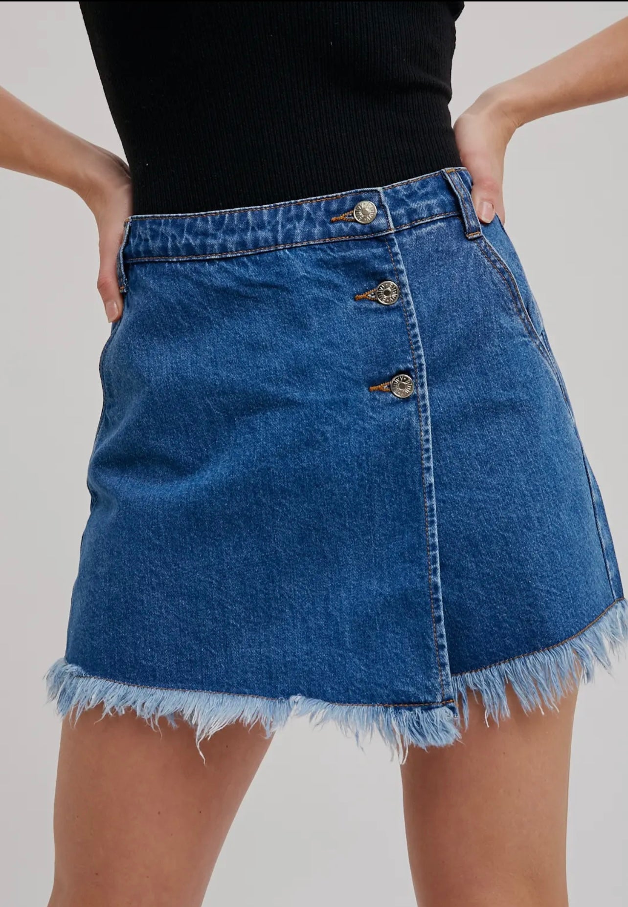 Make It Easy Denim Skort