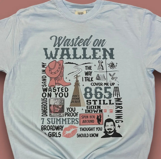 Wasted On Wallen Graphic Tee